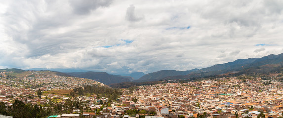 Chachapoyas city in the amazonas province of Peru