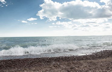 beach and beautiful sea