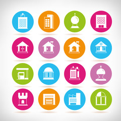 building icons set