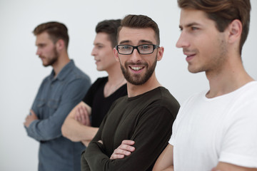 creative business people stand in the office