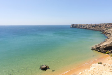 Portugalia-wybrzeże, widok na plaże - obrazy, fototapety, plakaty