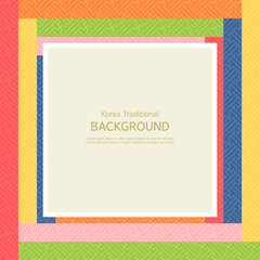 Korean tradition pattern background.