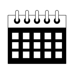 Calendar schedule symbol vector illustration graphic design