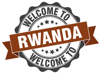 Rwanda round ribbon seal