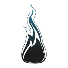 Fire flamme symbol vector illustration graphic design
