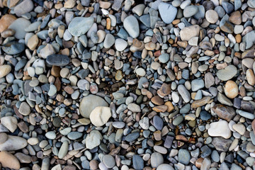 Different color stones background 