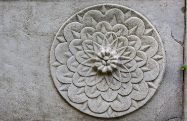 Ottoman marble carving art detail