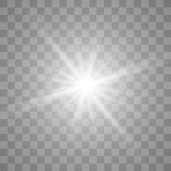 Light flare special effect. Illustration.