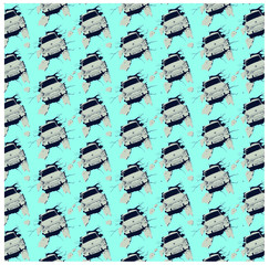 Crashed Car Pattern 
