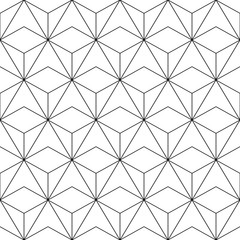 Seamless background for your designs. Modern vector black and white ornament. Geometric abstract pattern