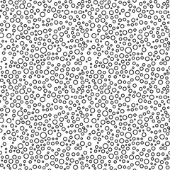 Seamless vector background with random black elements. Abstract ornament. Dotted abstract pattern