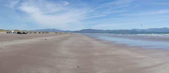 Inch Beach summer's day Panorama, Ireland