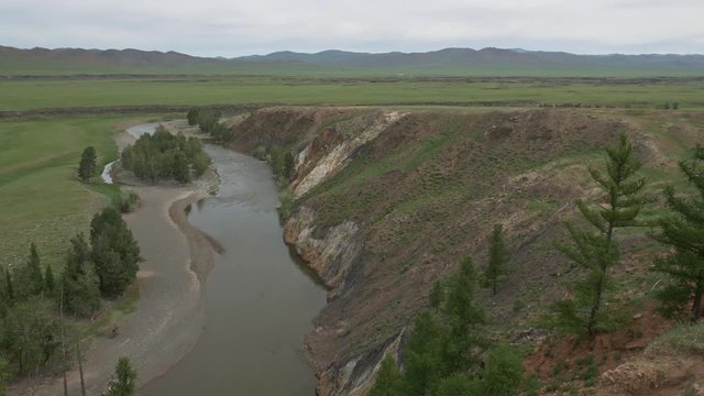 Uurtiin Tokhoi cliff in Mongolia.