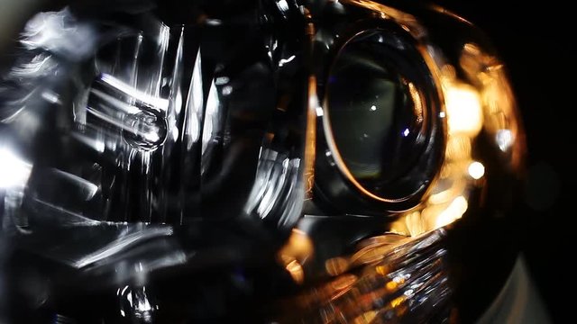 Close-up of artistic vision in the automotive spotlight