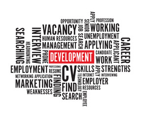development word background