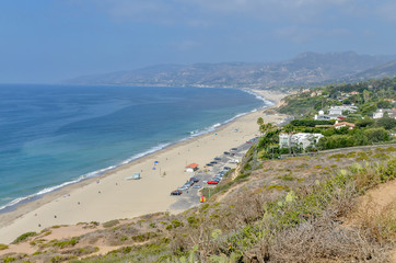 Point Dume State Beach and Zuma beach Malibu, California, USA