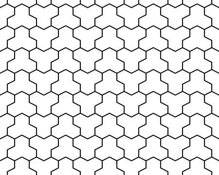 Geometric paving pattern seamless texture bump, displace