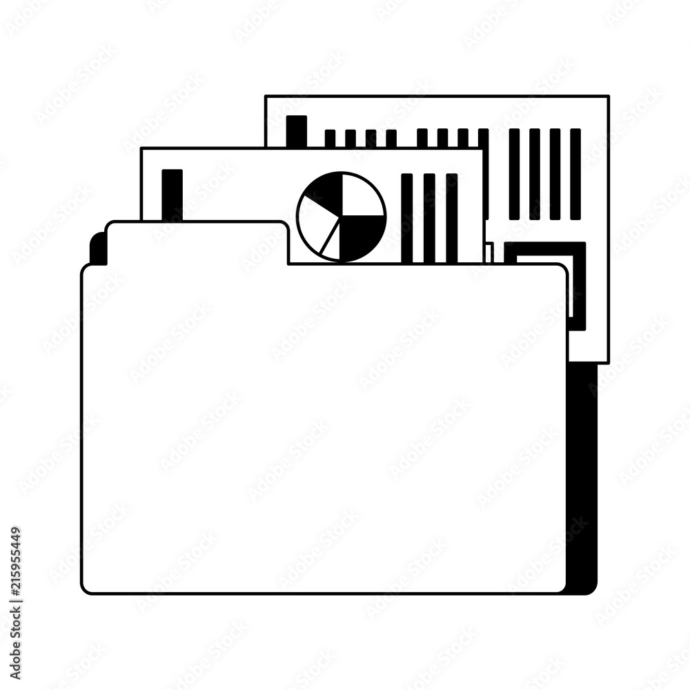 Poster office folder file documents financial data