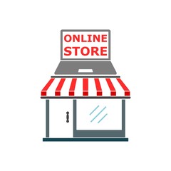 E-commerce online store. Business concept