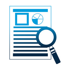 human resources paper informaton magnifying glass