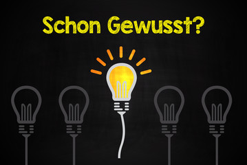 Schon gewusst? - Glühbirne