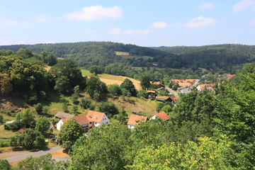 Das Kn&uuml;llgebirge bei Wallenstein