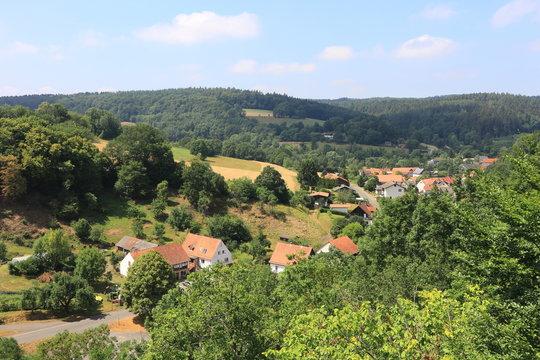 Das Kn&uuml;llgebirge bei Wallenstein