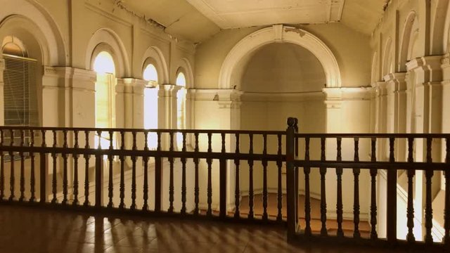 chapel inside abandoned convent, second floor
