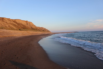 landscape in denmark on beach