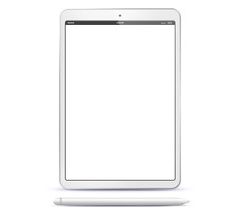Tablet Computer and Pen Vector Illustration