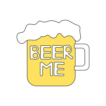 Beer me poster.