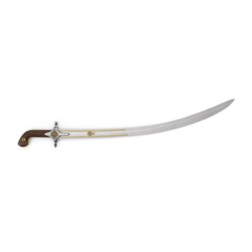 Arab Saif Sword on white. 3D illustration