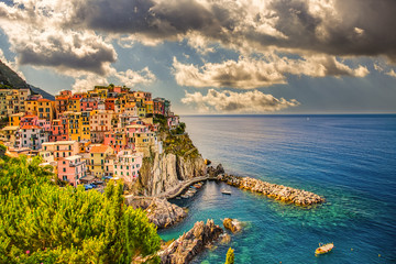 Obraz na płótnie Canvas Italian sea town
