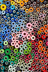 a lot of thread. art soft focus