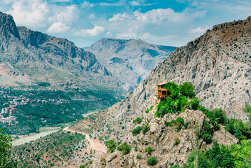 Landscape view of  Kemaliye in Town of Kemaliye