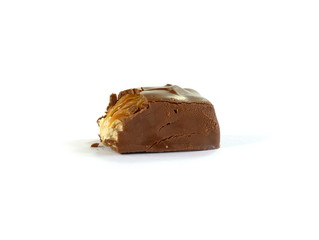 Chocolate bar - isolated on white background.