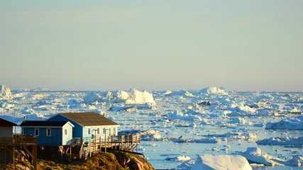 Crédence de cuisine en verre imprimé Arctique Ilulissat. Groenland