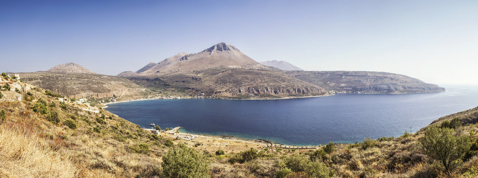 Greece, Peloponnese, Mani peninsula, Neo Itilo, Limeni bay