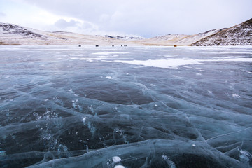 Frozen Baikal.