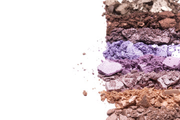 eyeshadow isolated on white background.