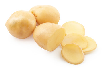 potato isolated on white background