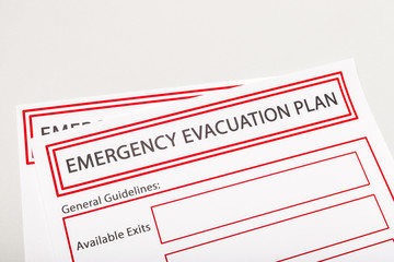 Emergency evacuation plan