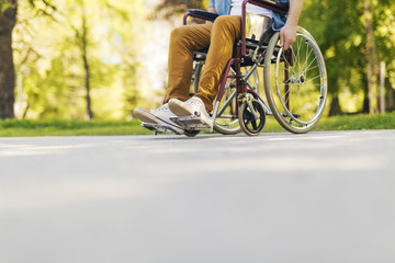 Man in wheelchair