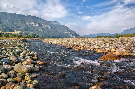 A river in North Ossetia