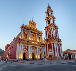 Fototapeta na wymiar San Francisco Church - Salta, Argentina
