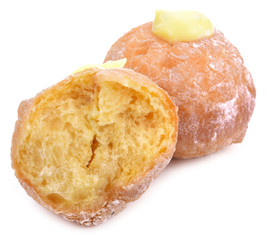 Donuts jelly Isolated on white background.