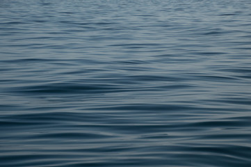 Calm deep blue water with ripples background wallpaper