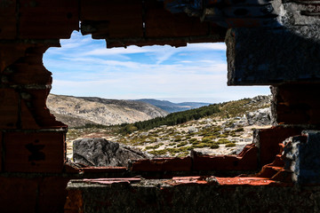 Paisagem da Serra da Estrela, Portugal