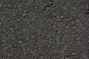 smooth grey asphalt pavement texture. heterogeneous structure of poor quality