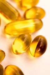 Cod fish liver oil capsules